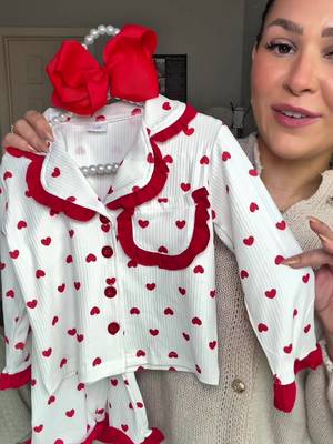 THE CUTEST LITTLE PJS ♥️♥️ #valentinesdaypajamas #toddlerpajamas #ValentinesDay #toddlergirlmama #girlmama  Toddler Valentine pjs 