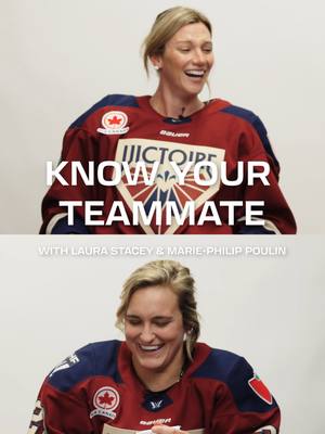 Name two teammates who know each other better…we’ll wait 🤨 #pwhl #womenssports #hockey @victoire_lphf