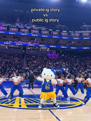 BTS from #HelloKittyNight at @warriors 🏀✨️ @Chase Center #hellokitty #warriors #dubnation #NBA  