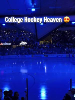 This atmosphere is perfect! #maine #fyp #collegehockey