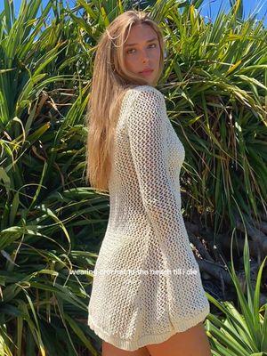 (also the sparkles!!!) the chokehold crochet has over my summer wardrobe is insane x #beachdress #crochet #summerdress #Summer #fyp @Monday Swimwear 