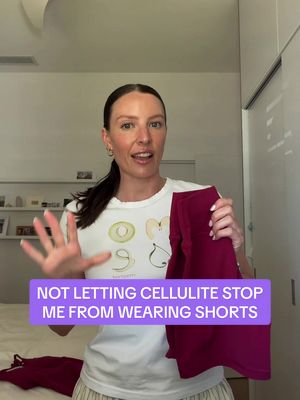 I hate that this is hard & an insecurity - we all have them and hopefully seeing mine makes you feel less alone! #cellulite #weartheshorts 