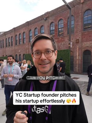 Y Combinator startup founder pitches like an expert in just 60 seconds #yc #startup #vc #venture #ycombinator 