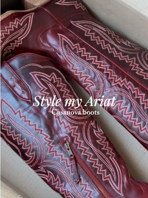 Styling my @Ariat cowboy boots ♥️ #ad #ariatinternational