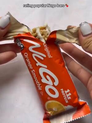 We’re blushing a little. 😊 @claredodo rated her top NuGo bars… and now we’re curious. Do her rankings match yours? #nugobars #proteinbars #snackreview #foodcreator #healthysnackideas