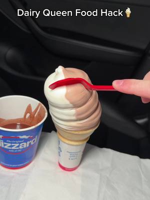 This combo will make your boots shake😳 #icecream #foodhacks #thefoodguy #dairyqueen #DIY 