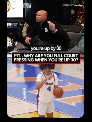 Being up 30 should coaches focus on development in real-time or is that for practice?! #NBA #aaubasketball #basketball #entirelynba #basketballcoach 