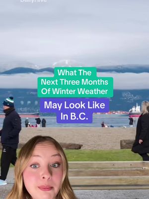 Looks like there's a good chance B.C. can expect warmer temperatures this winter ☀️❄️ 🎙️-@olga🌟 #winter #bc #britishcolumbia🇨🇦 #vancouver #van 