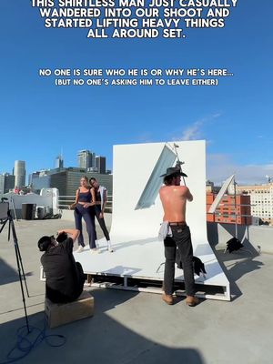 More of this in 2026. 🤠 #photoshoot #behindthescenes #cowboy 