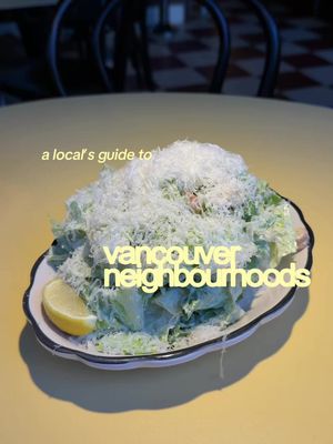 I wanna know *your* favourite neighbourhood in Vancouver!! 🥹 PS: all of the recs are tagged on the other app 💛 MOUNT PLEASANT 🌟 Cafés: @federalstorevan @honesttopete_roasters @wearejustanother @mercatodiluigi @fifebakery @moduscoffee Shops: @gathertheshop @cornerstorevancouver @decade_studio @blossomandvinefloralco Restaurants: @osteria_otto @casamolina.ca @eatsuperbaba @elemvancouver Bars: @mountpleasantvintage  @deargussnackbar  @fabriquestgeorge  @pleasebevco  @friendliesbar  @thecascaderoom SOUTH MAIN 💌 Cafés: @cocoetolive  @libertyyvr  @sweettheabakery  Shops: @collagecollage @eugene_choo @welksonmain @vanspecial @heyjudeshop @themainexchange @sunja_link @nouvellenouvelle  @mercurialyvr  Restaurants: @anhandchi  @suyorestaurant  @meetonmain  @acornvancouver  @sushihil_restaurant  @burgoobistro  Bars: @thewatson_van  @goodthief.ca  @heros.welcome  COMMERCIAL DRIVE 🌀 Cafés: @lagrottadelformaggio (best sandwiches) @thebenchbakehouse @liviasweets @mojacoffee @merciboulangerie  Shops: @studiofullbloom @slicevancouver @alivingtaste / @alteriordesign @attic_treasures_vancouver @gatleyoncommercial  @mintage @painted_lady_recs  @the.only.vintage.shop  Restaurants: @belli.pizza  @thelunchlady  @dlchicken  @pepinosspaghettihouse  @caffelatana  Bars: @bar_corso  @havanavancouver / @flamingoroomvan  @nomonomo  @paxromana.vancouver  @socialyvr