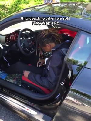 Welcome back Fetty Wap 😉🤝 Shoutout to Imani! #fettywap #fyp #audi #r8 #2017 