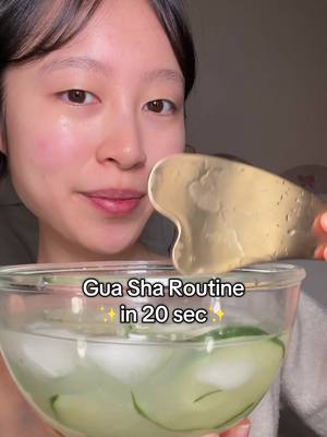 gua sha tutorial in 20 seconds🫶✨  ‼️always use skincare that helps the gua sha glide: a facial oil or serum is a must!! NEVER on dry skin, EVER #guasha #guashatutorial ##vline#facemassage #lymphaticmassage  Ear seeding alternative 