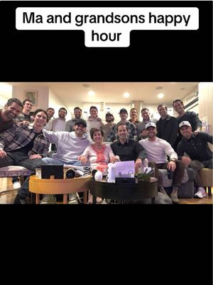 There are 21 of us grandsons and we’re lucky to spend time with our Ma who’s 90 years young 