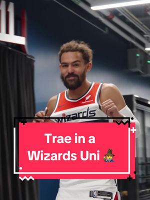 THAT’S TRAE YOUNG IN A WASHINGTON WIZARDS UNIFORM 🧙‍♂️ #traeyoung #wizards #NBA #sportstiktok 