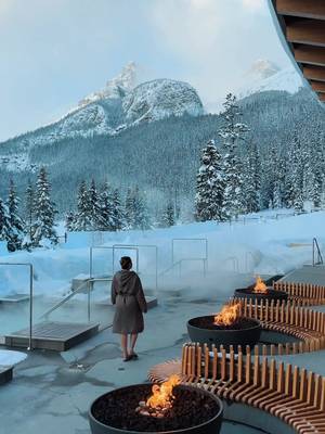 The new spa at Fairmont Chateau Lake Louise will take your breath away. This is only a glimpse of Basin Glacial Waters, the most beautiful spa I’ve ever seen @Fairmont Hotels & Resorts  #canadianrockies #lakelouise 