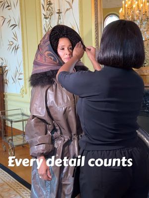 BTS with @Golda Rosheuvel for Sorbet Magazine Cover Shoot 50th Issue.  Hair by me 👌🏾 - I used @blūm by Teyonah Parris to create this look.  Makeup @Joy Adenuga  #dionnesmith #goldarosheuvel #bridgerton #queencharlotte #covershoot 