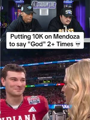 Fernando Mendoza always saying God 🙏  Predict on sh*t you won't find anywhere else only on Stadium Live 📲 #nfl #football #nflfootball #CollegeFootball #indiana 