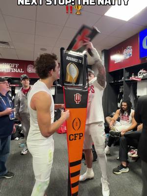 Next stop: THE NATTY #CFBPlayoff #Indiana #Hoosiers #NeverDaunted @Indiana University @Big Ten Conference 