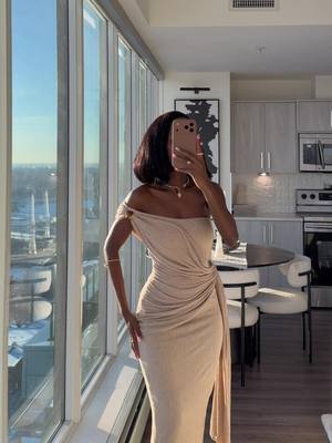 An easy favorite lately 🤍 Dress @JLUXLABEL use BRUVANIE for 15% off link in bio under ShopMY ✨ #fashiontiktok #tiktokfashion #stylingtips #chicstyle #modestfashion  beige dress, neutral outfit, winter dress outfit, minimal style, elegant outfit, classy fashion, timeless style, neutral tones, winter fashion inspiration, effortless outfit, chic winter look, modest fashion, everyday elegance