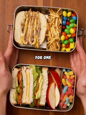 Packing lunch for my brother to make up for how we treated each other as kids @FoodforTrev 