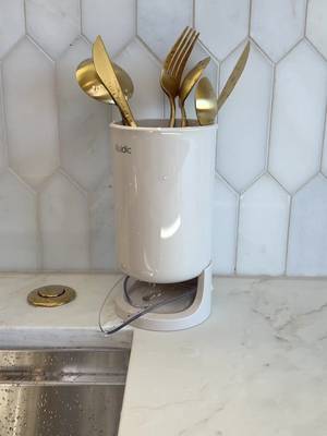 🔗In Bio! Utensil Drying Holder 🍴💧🩶 #amazonhome #amazonkitchen #kitchengadget #kitchenmusthave #founditonamazon 
