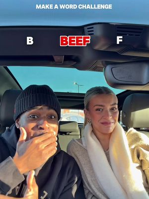 Looks like @Romell Henry takes the crown on this one 🙄 #makeaword #coupleschallenge 