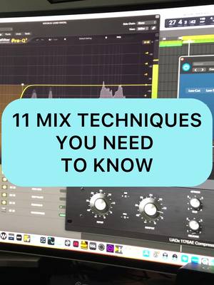 If there was space on here I’d do ‘100 mixing tips you need to know’ but maybe I should do a masterclass on it instead  I’ve been using these techniques for years on my mixes and love them  ——— 👋 Visit www.aubreywhitfield.com/store or the link in my bio where you will find: ◾️Online Courses in Producing and Mixing ◾️A collection of mixing and mastering masterclasses ◾️Preset Packs for your favourite plugin ◾️My mix template in Logic Pro, Ableton & FL Studio ◾️Pre-made Plugin Mixing Chains ◾️EQ frequency guides ◾️Some freebies! ◾️Plus more.... #musicproducer #mixingengineer #mixingmusic #mixingandmastering #mixingtips 