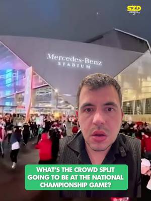 What's the crowd split going to be at the National Championship game? #indiana #miami #CollegeFootball