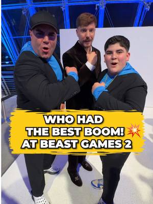 Who Had The Best BOOM! 💥 At The Beast Games 2 Premiere 🍿 #mrbeast #beastgames #boom #challenge #fun @MrBeast @Beast Games 