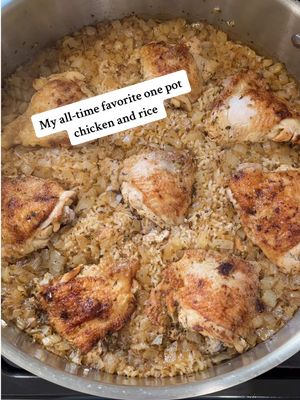 Golden chicken. Lemony, ultra-savory rice. One pot. 🙌🏻 This is the dinner I make when I want maximum comfort with minimal cleanup — and it never disappoints. https://www.wellseasonedstudio.com/one-pot-chicken-and-rice/ #chickenandrice #EasyRecipe #dinnerinspo #lemony #cozyfood 