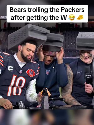 Bears putting on the cheese graters post game after the W vs the Packers😂 Predict on sh*t you won't find anywhere else only on Stadium Live📲 #nfl #football #nflfootball #bears #chicagobears 