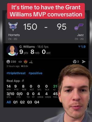 Grant Williams is back for the Charlotte Hornets and the NBA should be terrified #NBA #basketball #hornets #grantwilliams #fyp 