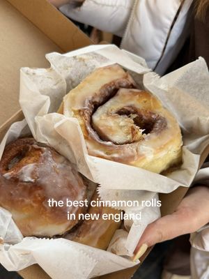 safe to say they lived up to the hype #cinnamonroll #viral #newengland #newportri 