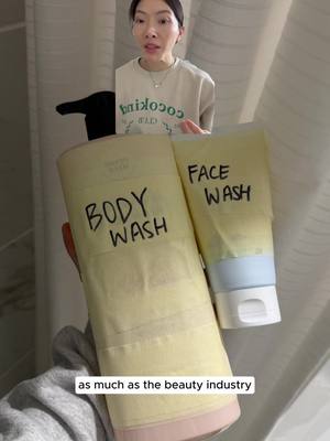Cleansing doesn’t need to be complicated, or expensive, OR split into two bottles. We wanted to bring more VALUE - a 13.5 oz bottle, gentle enough for face and body, priced at $18 on purpose. Coming 1/13 🫧 #newskincare #newproduct #facewash #bodywash #beautyindustry