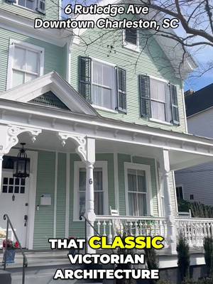 Check out this Victorian South of Broad in Downtown Charleston, SC #charlestonsc #listing #southofbroad #coloniallake #charlestonlife 