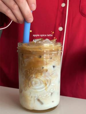 Apple spice latte 👀🍎✨