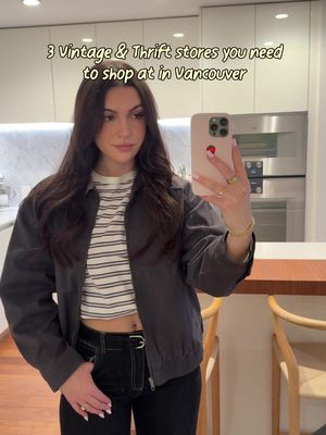 3 Vintage & Thrift stores in Vancouver to check out 👀: 📍Undun Vintage  📍Shop Woven  📍Wardrobe on Main Let me know if you want to see the rest of the items I got and if you end up going to one of these shops 👀👋🏼🛒 #vancouver #thrifting #vintageshop 