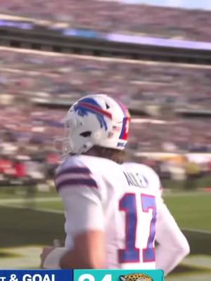 Josh Allen Beats the jags with a stunning rushing TD! #joshallen #bills #jags #playoffs #nfl 