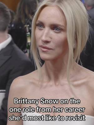 #BrittanySnow on the one role from her career she'd most like to revisit #GoldenGlobes 