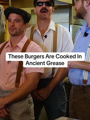 Dyers Burgers fries their burgers in ancient grease #dyersburgers #burger #grease 