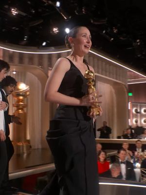 You are a STAR in Adolesence, Erin Doherty! ✨ And now you're a #GoldenGlobes winner for Best Supporting Female Actor – Television!