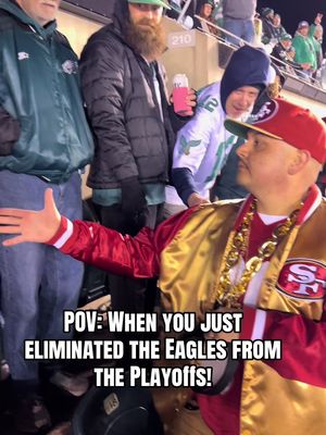 Bitter sweet feeling!☺️ #fyp #49ers #eagles 