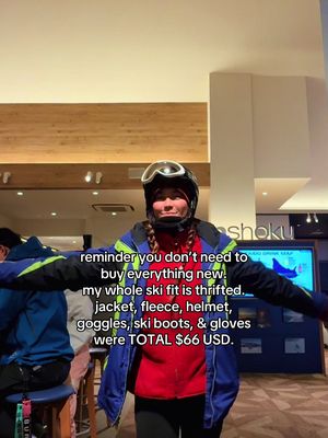 you don’t need to spend hundreds of dollars on an outfit #thriftedfit #skifitcheck #thriftedfinds #skiseason  