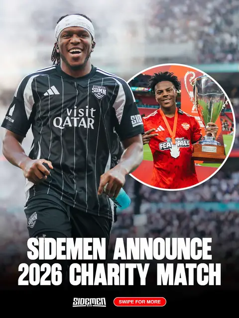 Shop the SDMN FC collection, link in bio.  #sidemen 