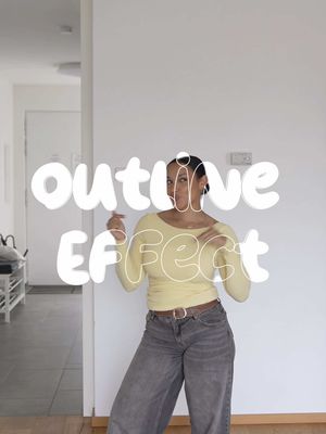 Outline Effect Tutorial💛 . . #howtoedit #editingtutorial #editingtips #outlineeffect #contentplanningtips  EDITING TUTORIAL CREATIVE VIDEO OUTLINE EFFECT