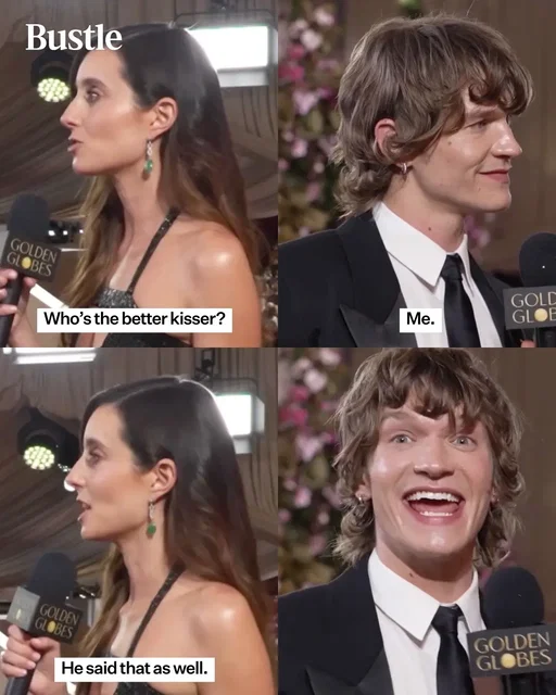 I’m going to need a year to recover from whatever this is. 🥵 #GoldenGlobes #ConnorStorrie #HudsonWilliams #HeatedRivalry