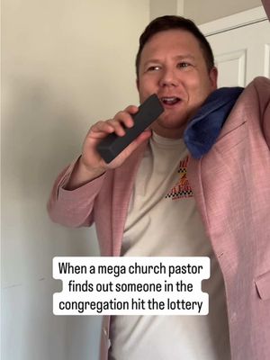 The church WILL get some of that money AMEN #comedy #pastor #megachurch #lottery