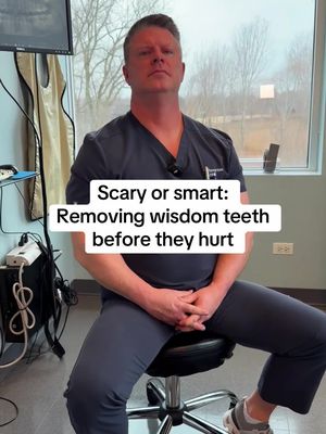 Removing wisdom teeth before they hurt. Opinions of my own, not intended for medical advice. #fyp #oralsurgeon #wisdomteeth 