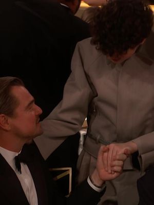 Owen Cooper 🤝 Leo DiCaprio #GoldenGlobes