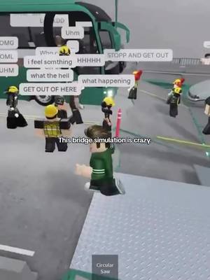 bridge simulator😂 #roblox #robloxmemes #robloxtiktok #viral #fyp